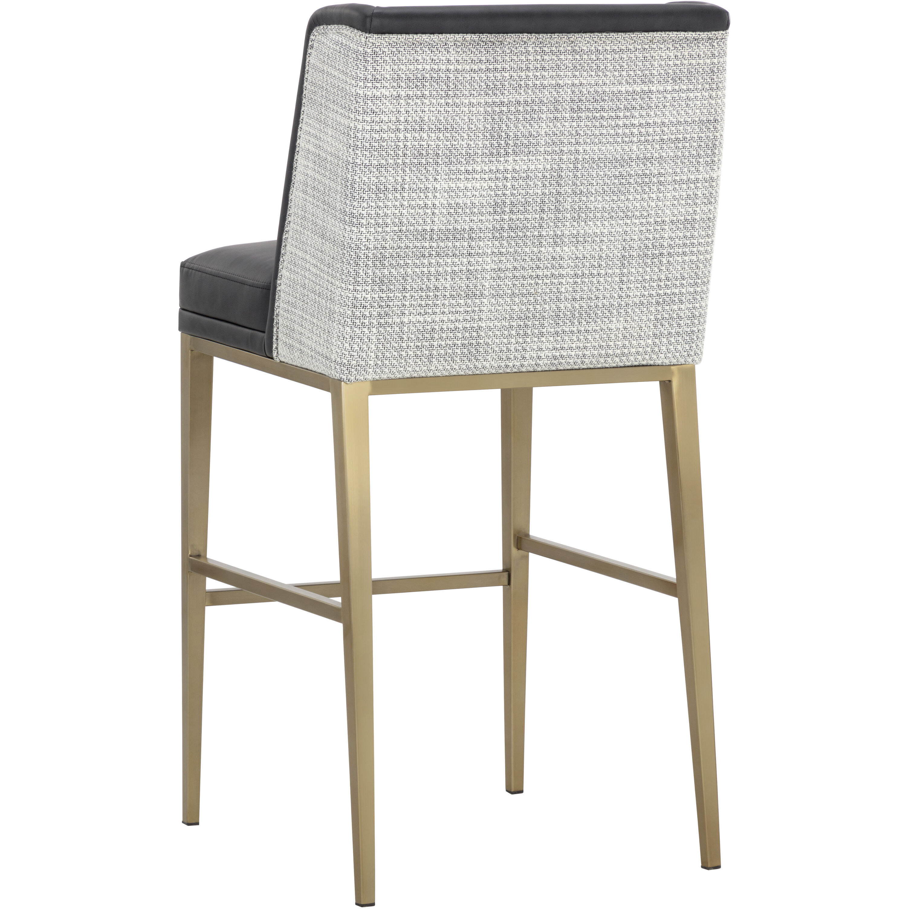 Joplin 41.5 inch Cantina Black / Vera White Pepper Barstool